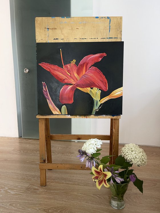 “Flower of joy” original oil painting