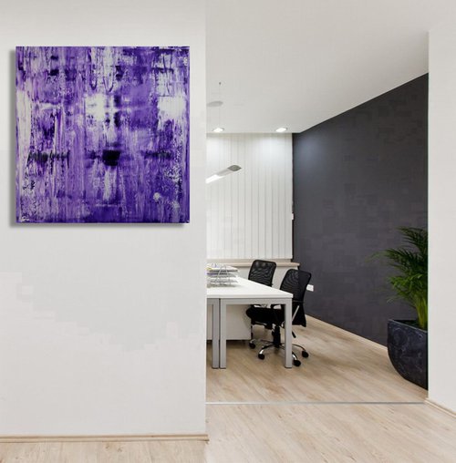 Purple Haze (aka. Scream Of The Ghost) (70 x 70 cm) (28 x 28 inches) by Ansgar Dressler