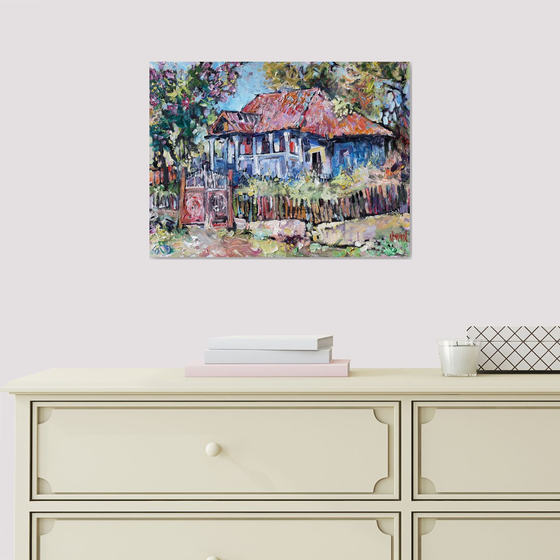 A Village House and Spring