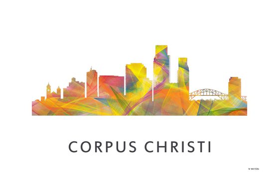 Corpus Christi Texas Skyline WB1