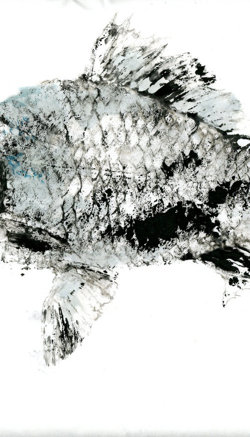 Gyotaku Fish 2 by Alex Tolstoy