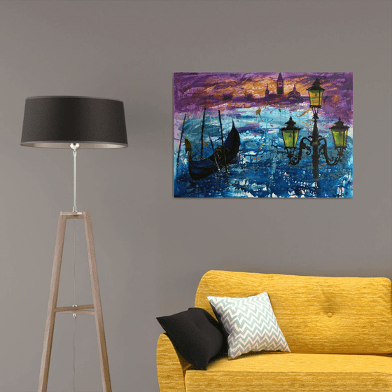 In a dream and in reality... Venice I /  ORIGINAL PAINTING