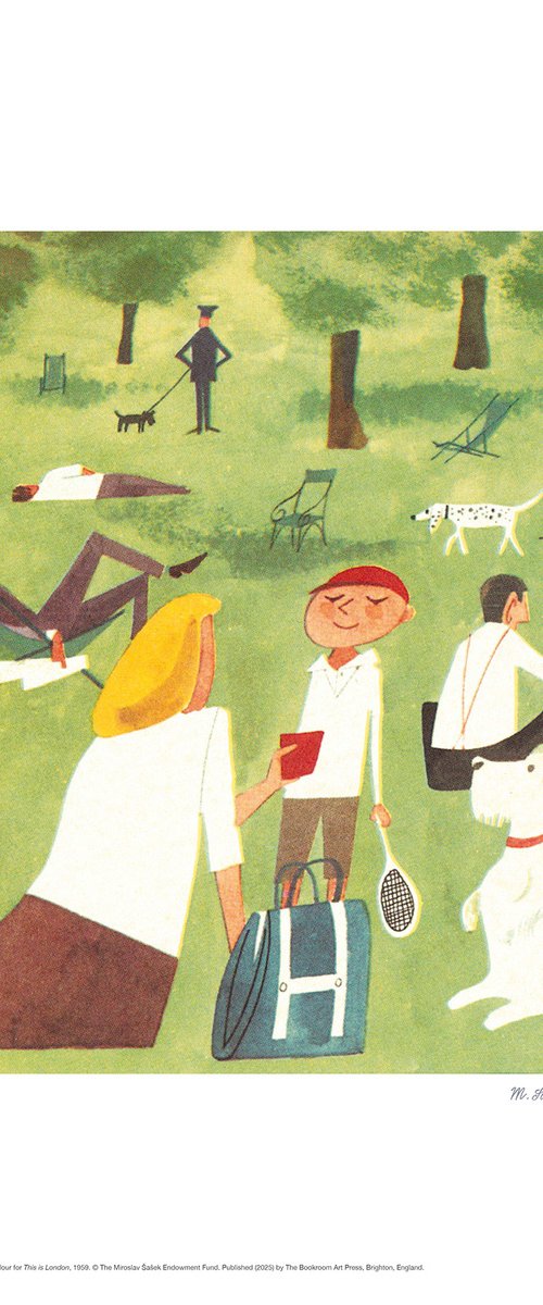 Park by Miroslav Sasek