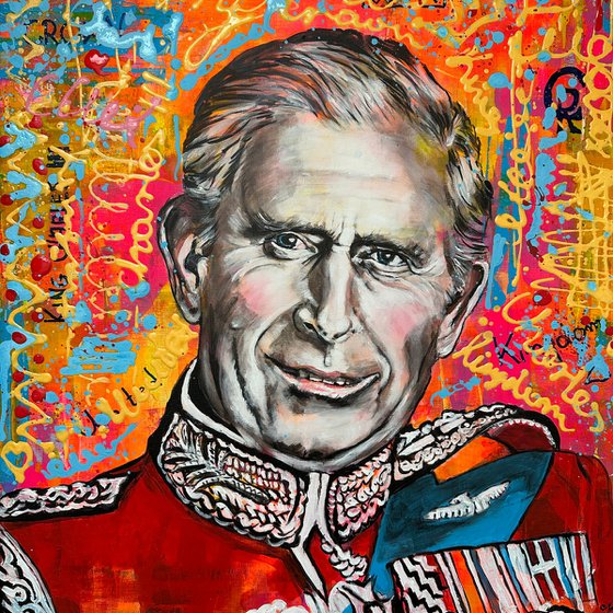 King Charles III- Pop art