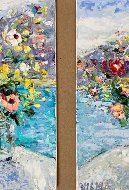 Summer flowers bouquet by Vilma Gataveckienė