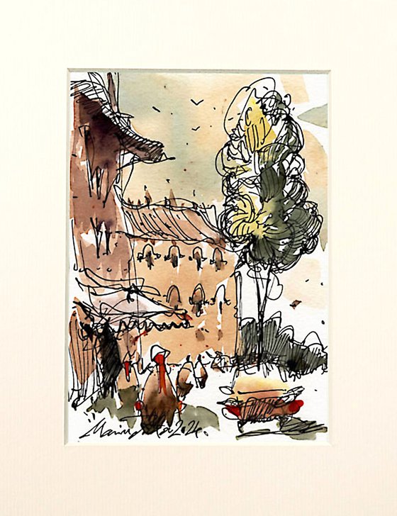 Bucharest Urban Sketch