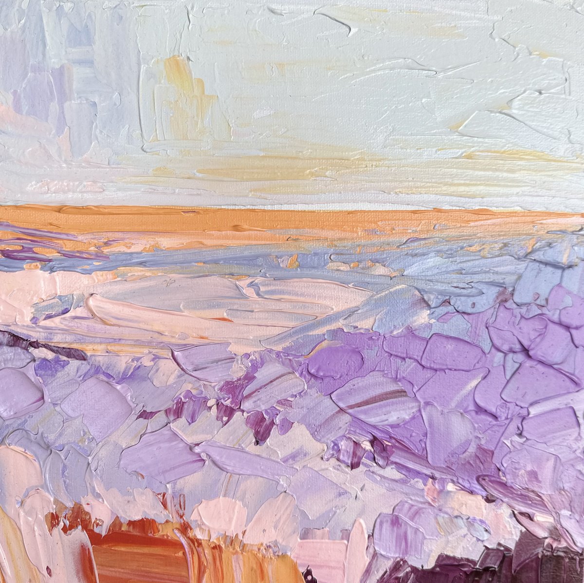  Purple Seas By Guzaliya Xavier, 12 X 12, Artwork For Sale On Artfinder