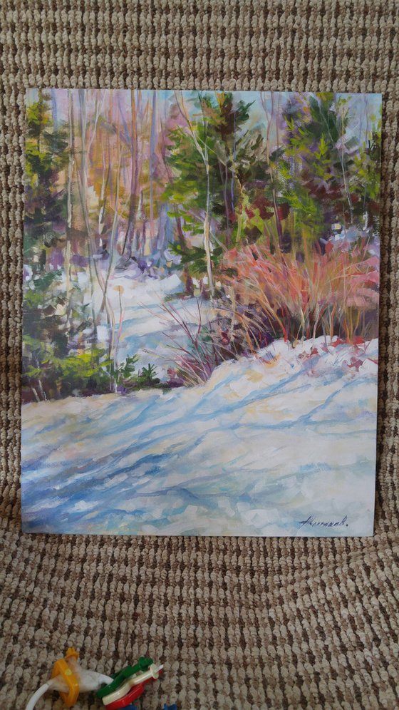 Warm snow 2 - plenair