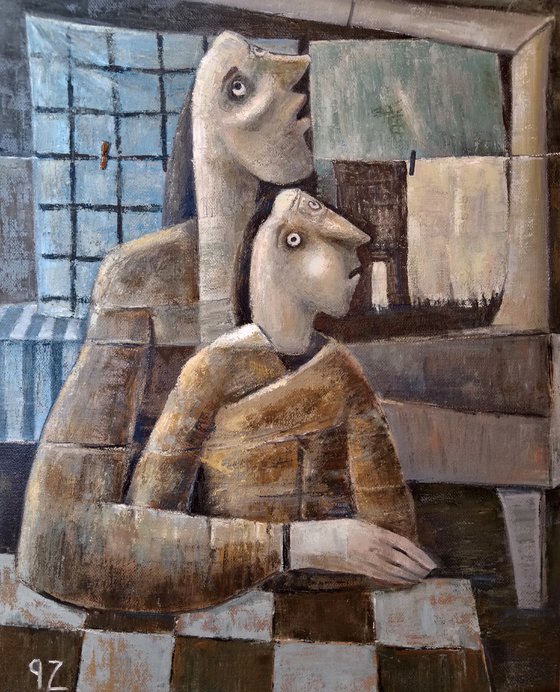 Cubist Embrace