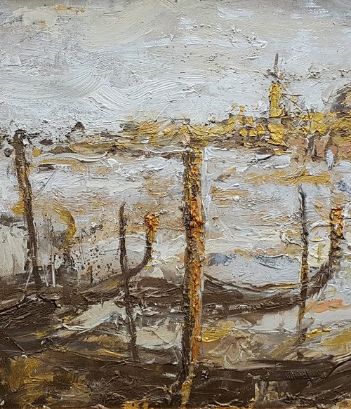 Venice Gondolas by Viktoria Lapteva