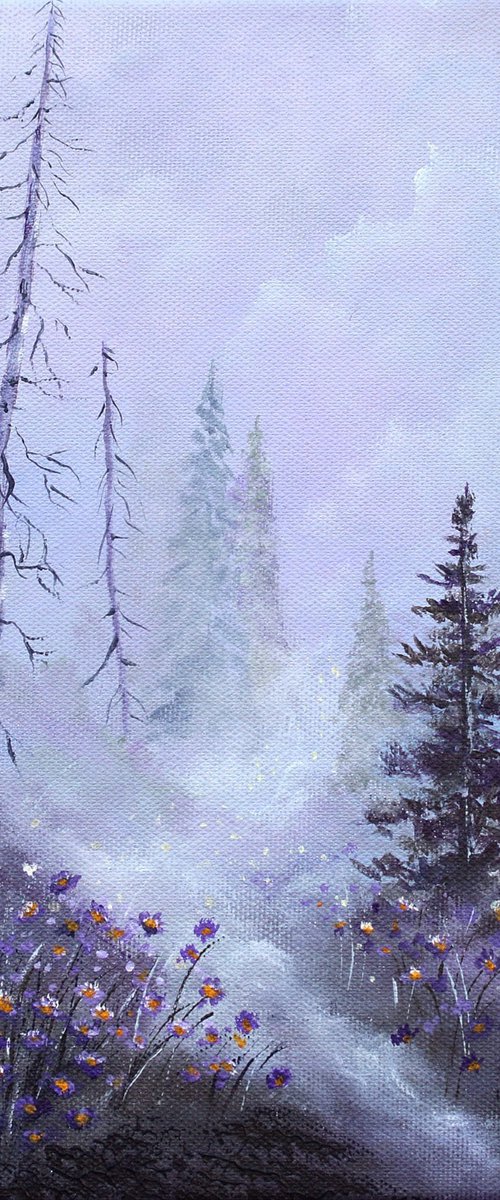 Twilight flowers by Katerina Koroleva