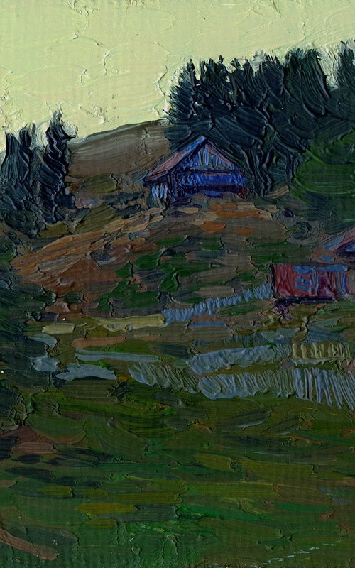 Sunset. The Kyn village by Simon Kozhin
