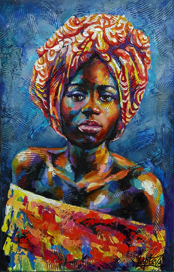 African woman portrait