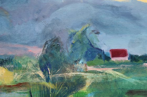 Landscape with a Yellow Boat