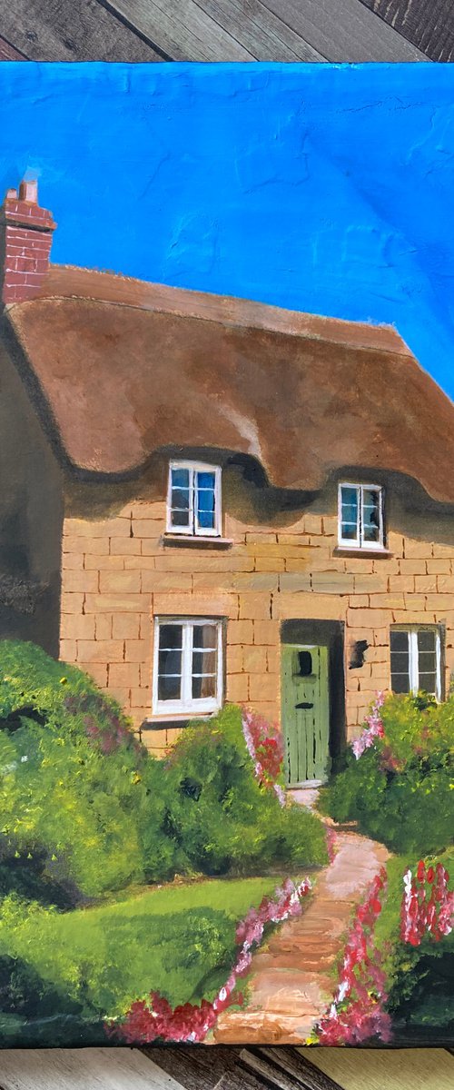 An English Cottage by Andrew Reid Wildman