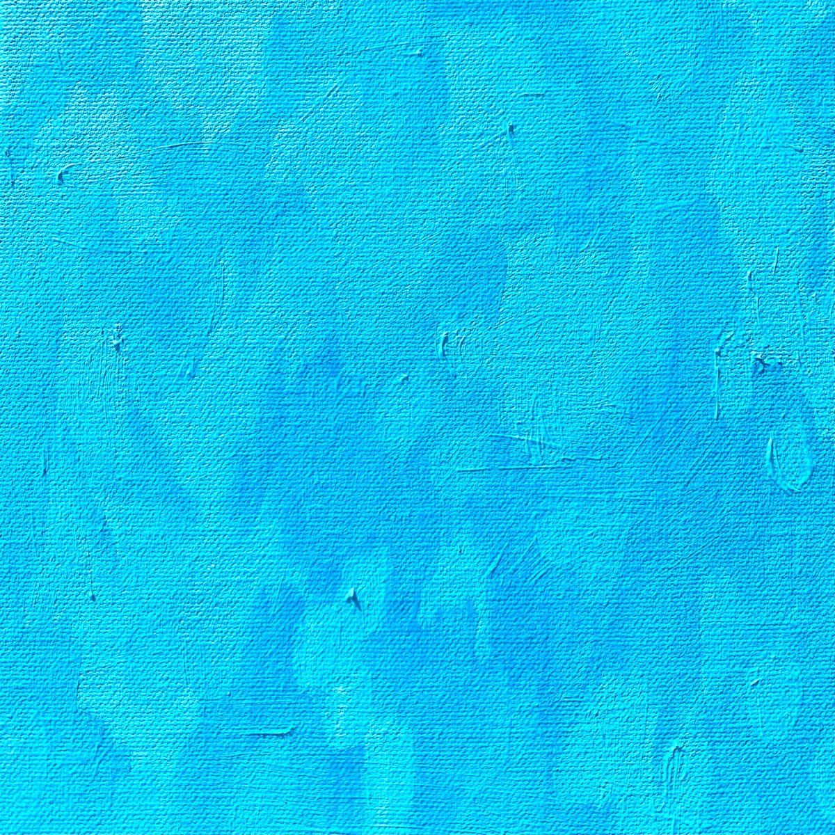 Abstract Oil Painting By Nataliya Lemesheva, 8 X 8", Shadow 8. Turquoise, Original Artwork