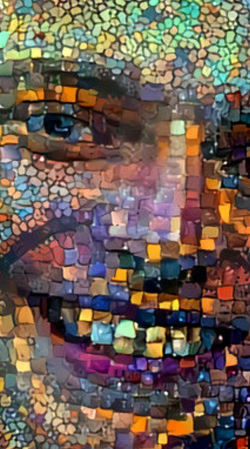 Jack mosaic by Danielle ARNAL