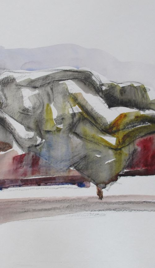 reclining female nude by Rory O’Neill