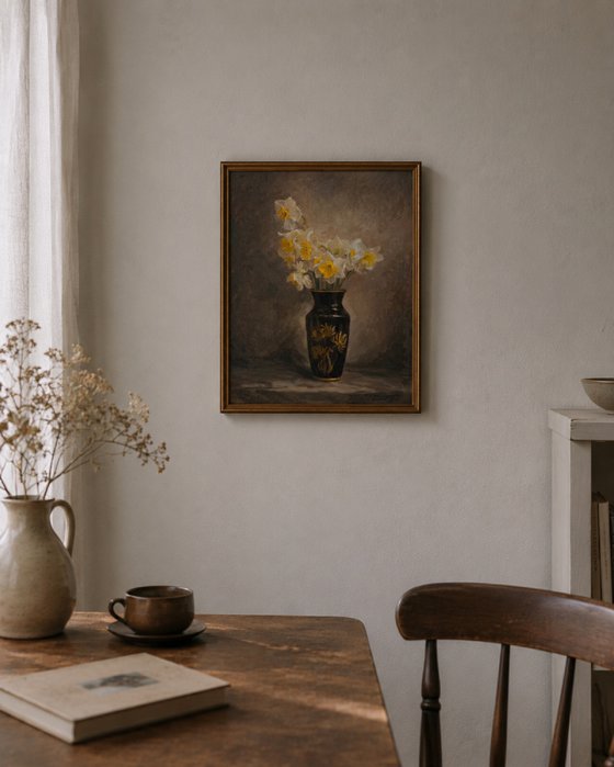 11 Daffodils in a Vase