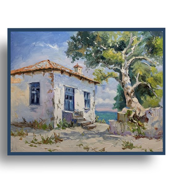 Mediterranean cottage.