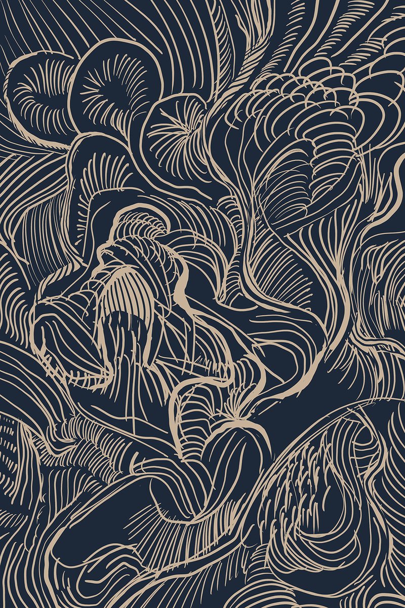 Abstract Landscape Giclee Print By Alasdair Willis, 16 X 23, Hayricks, Original Artwork