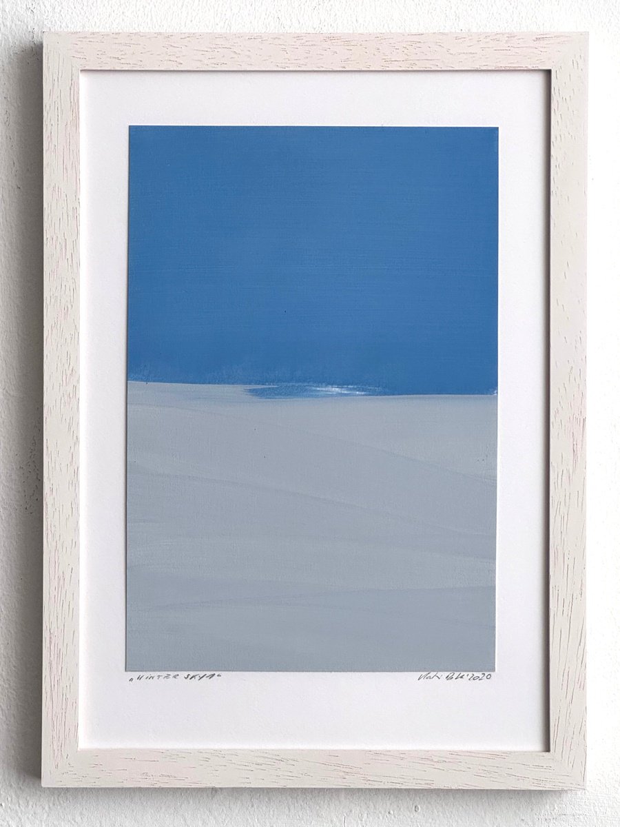 Winter Sky 1 By Katrin Roth, 8 X 12, Artwork For Sale On Artfinder
