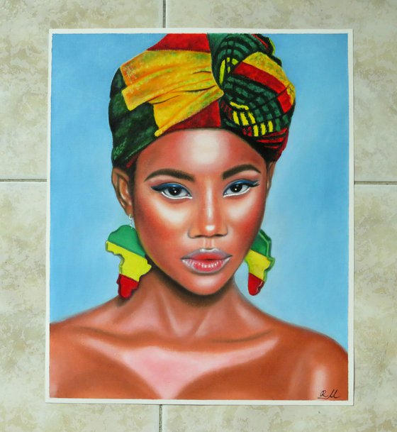 "African woman"