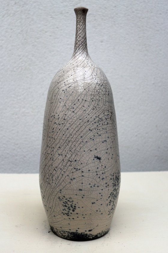 Raku vessel.