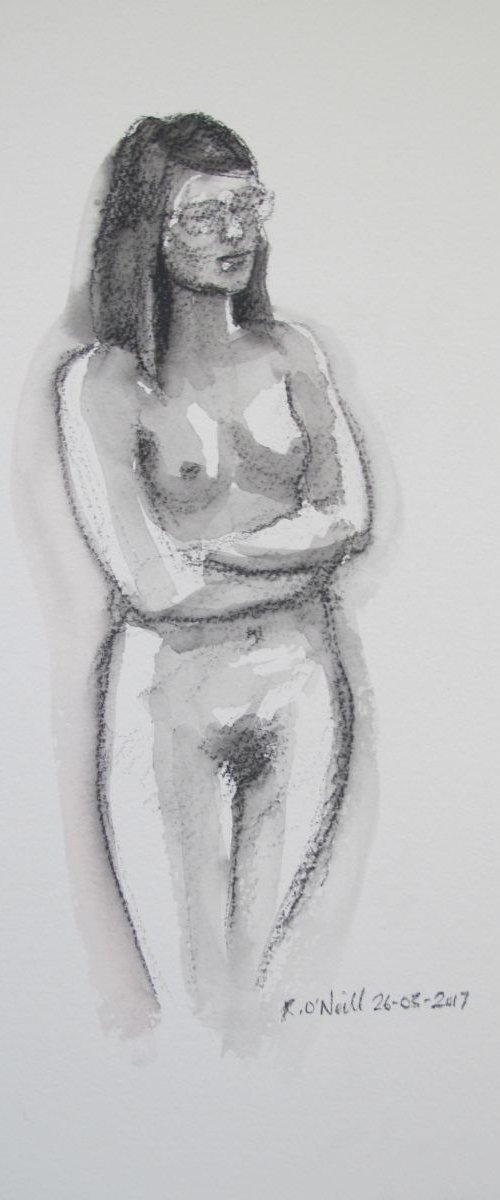 Standing female nude by Rory O’Neill