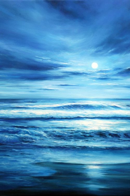 Moonlit Sea by Behshad Arjomandi
