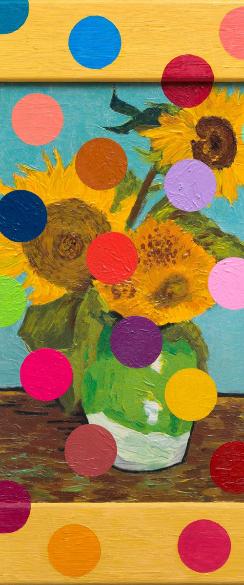 Spot Sunflowers by Oleksandr Balbyshev