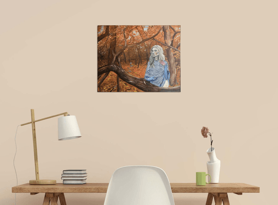 The Awakening of Lazarus 2016 50x40