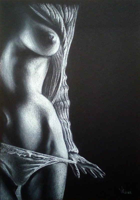 Nude noir #305 (21X29)cm