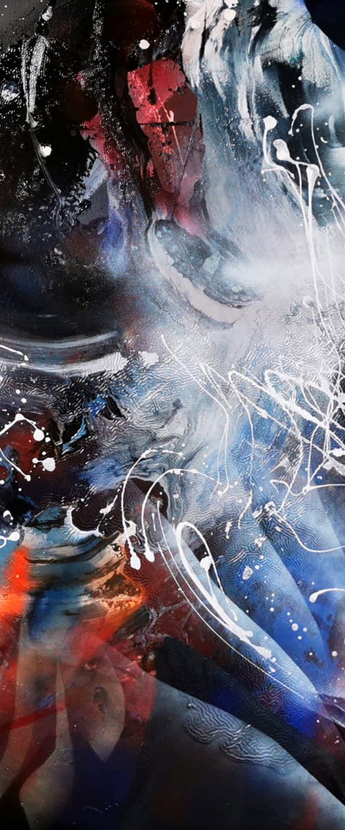 I wanna reborn in another galaxy stunning mindscape signed master O Kloska by Kloska Ovidiu