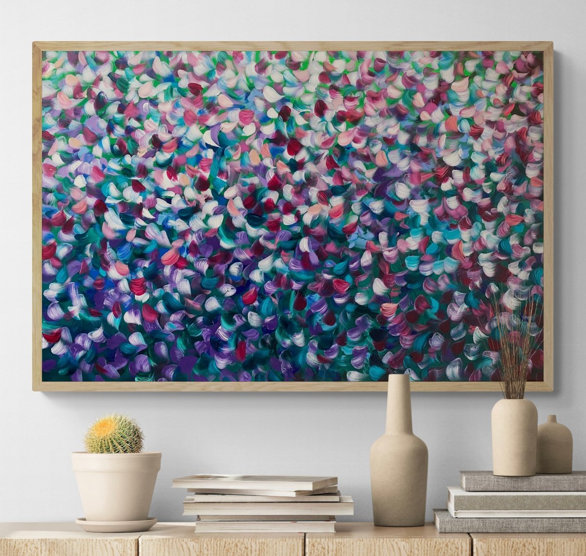 Lavender Fields By Katherine Spiller, 37 X 25, Artwork For Sale On Artfinder