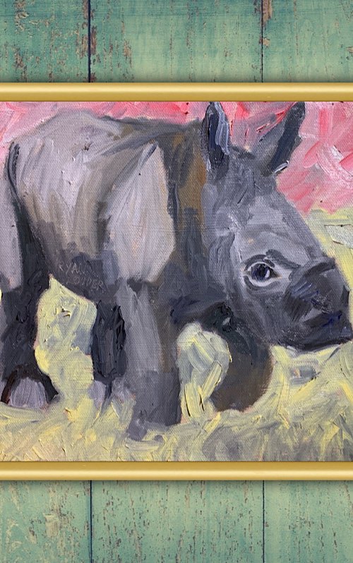 Baby Rhino by Ryan  Louder