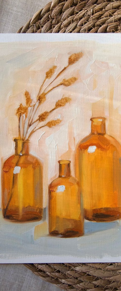 Three bottles by Anna Bernadskaya