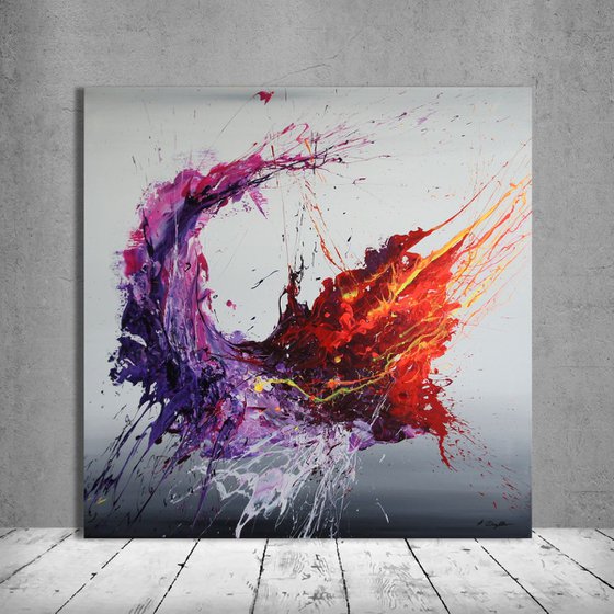 Emotional Release X (Spirits Of Skies 064114) - 80 x 80 cm - XL (32 x 32 inches)