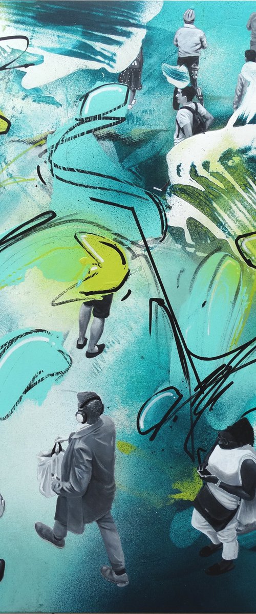 Abstract People I - Green by Arturo Garcia de las Heras (Agheras73)