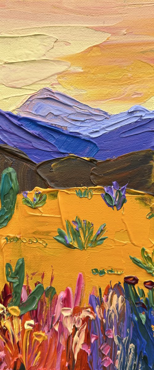 Desert landscape 5 by Guzaliya Xavier