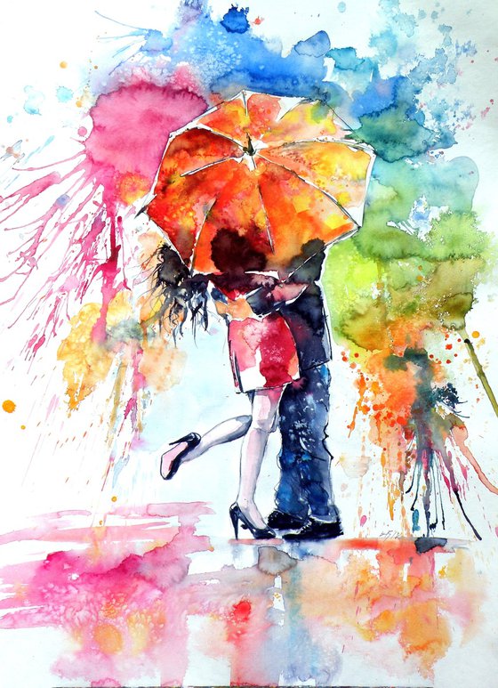 Raining and love