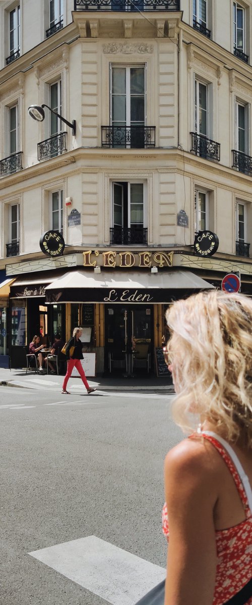 L'Eden - Colour Paris Street Photography Print, 12x12 Inches, C-Type, Unframed by Amadeus Long