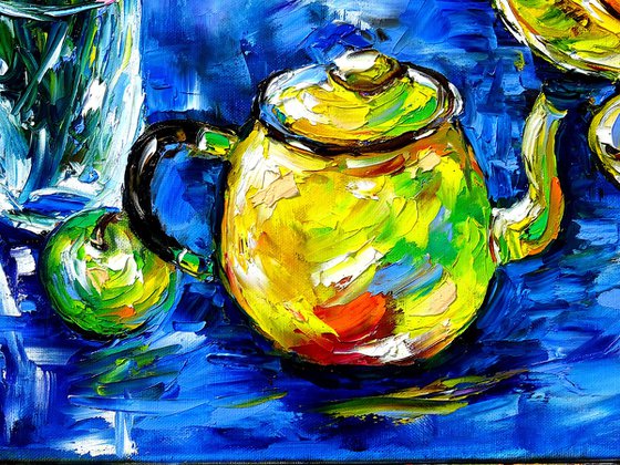 The Woman at the Garden Table