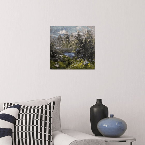 Wilderness rocky mountain