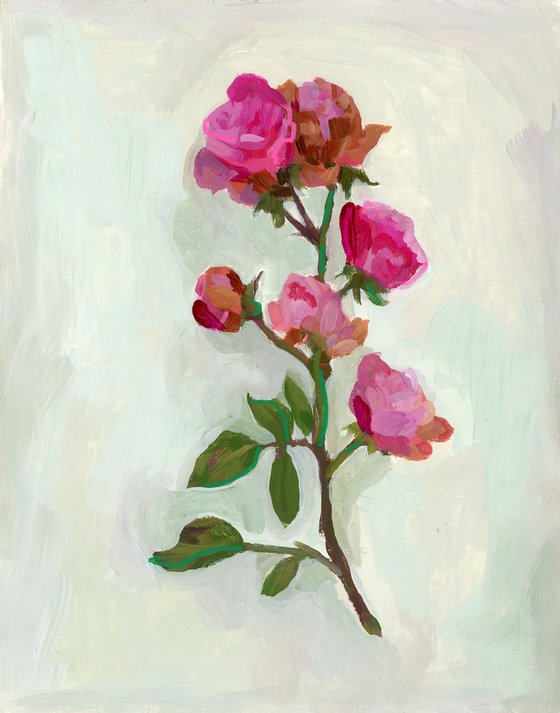 Single Stems Triptych