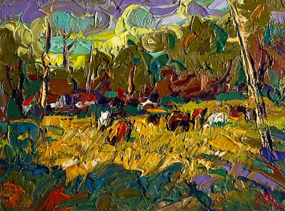 For a walk in the field
