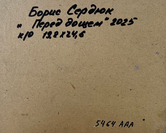 A Moment before the First Drop of Rain