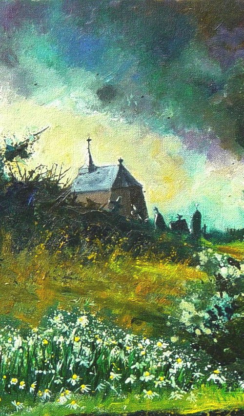Old chapel in Houroy by Pol Henry Ledent