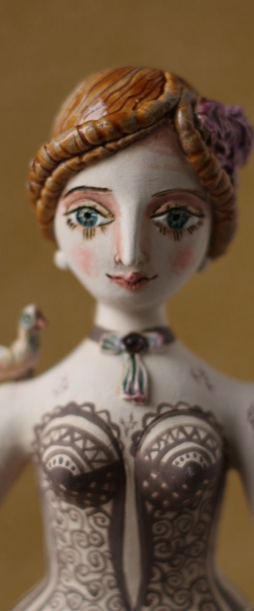 From the Naked clay series, wall sculpture by Elya Yalonetski by Elya Yalonetski