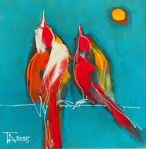 The sun is rising...